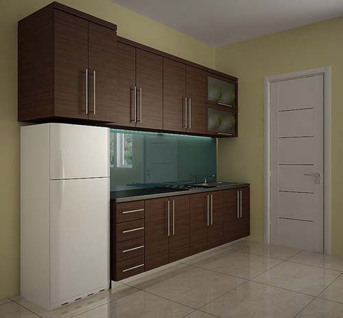 Kitchen Cabinet - One Wall Kitchen Layout
